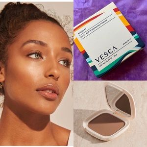 Soft-Matte Bronzing Powder by Vesca in Kissed By Diani- Medium Golden Undertone